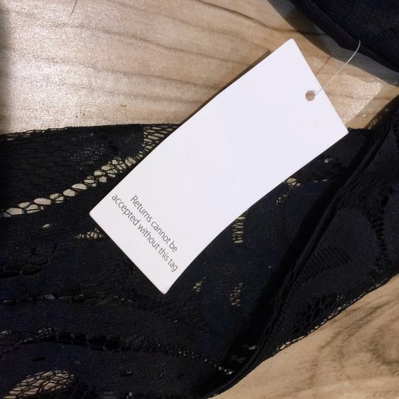 New TOBI Plunging Neckline Dress S Womens Sheer Lace Back Sexy Flirty Vegas Mini - Picture 13 of 15